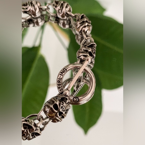 925 Sterling Silver ๐ Toggle Bracelet - Picture 4 of 7